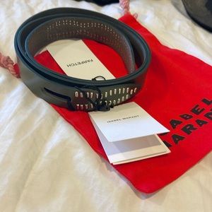Isabel Marant Ceinture Lecce Size L Khaki belt perfect